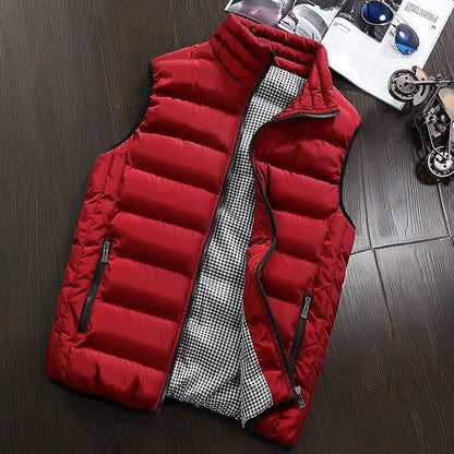 Men's Winter Vest Insulated Zip-Up Gilet