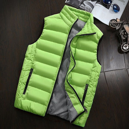 Men's Winter Vest Insulated Zip-Up Gilet