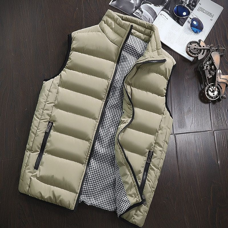 Men's Winter Vest Insulated Zip-Up Gilet