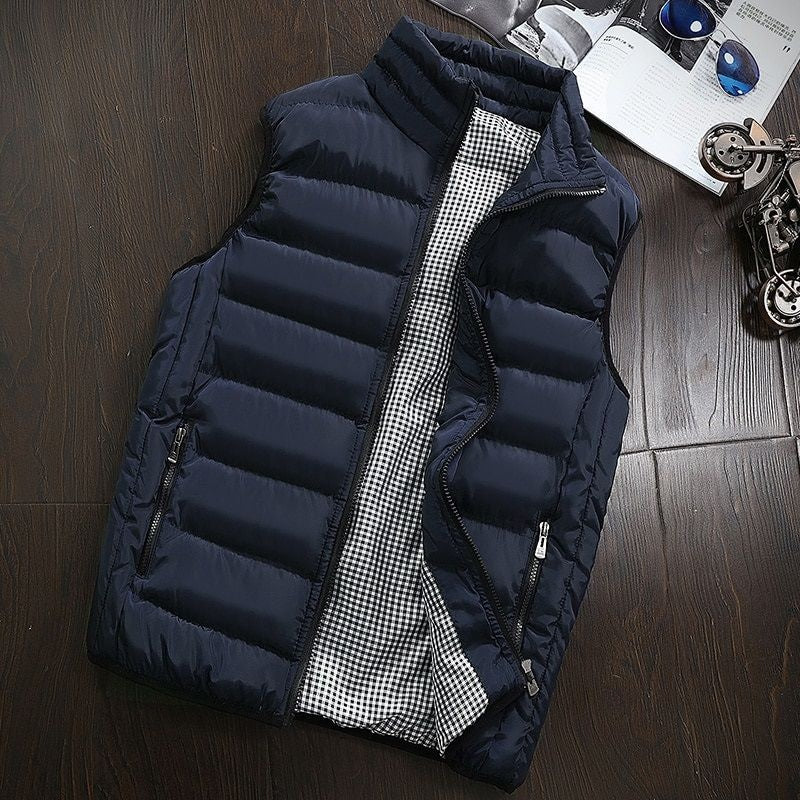 Men's Winter Vest Insulated Zip-Up Gilet