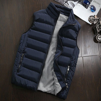 Men's Winter Vest Insulated Zip-Up Gilet