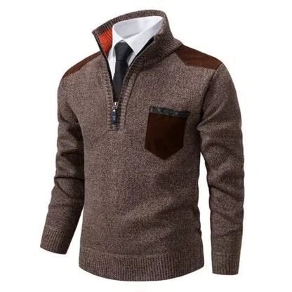 Men's Casual Long-Sleeve Knit Sweater