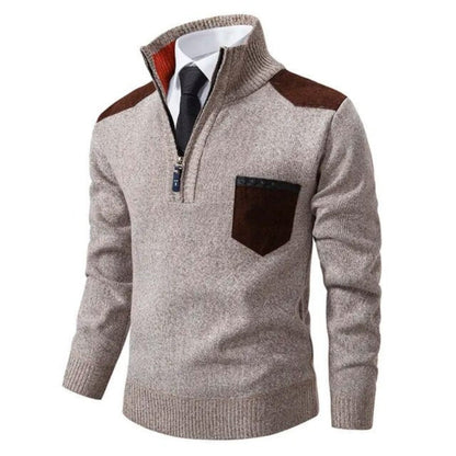 Men's Modern Half-Zip Sweater