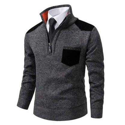 Men's Modern Half-Zip Sweater