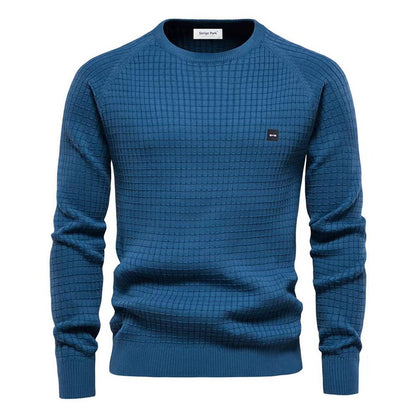Men's Long-Sleeved Round-Neck Sweater