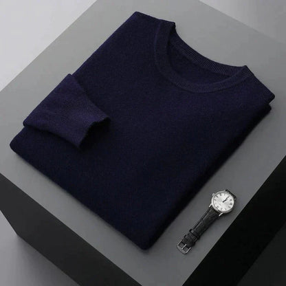 Men's Merino Wool Long-Sleeve Warm Sweater