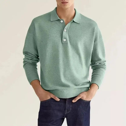 Men's Long-Sleeve Knit Sweater