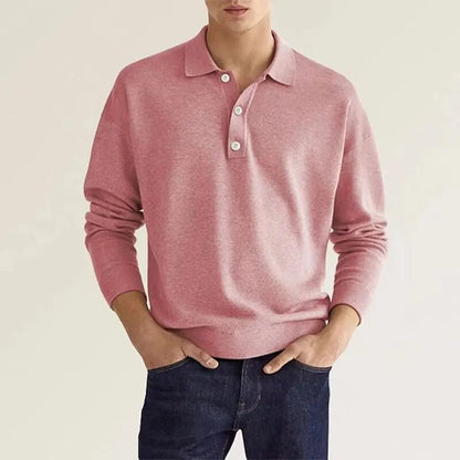 Men's Long-Sleeve Knit Sweater