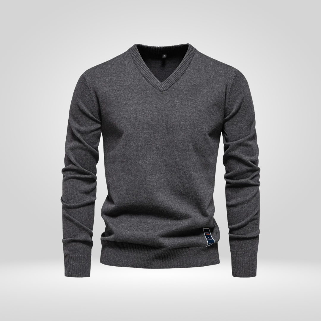 Men's V-Neck Pullover Plain