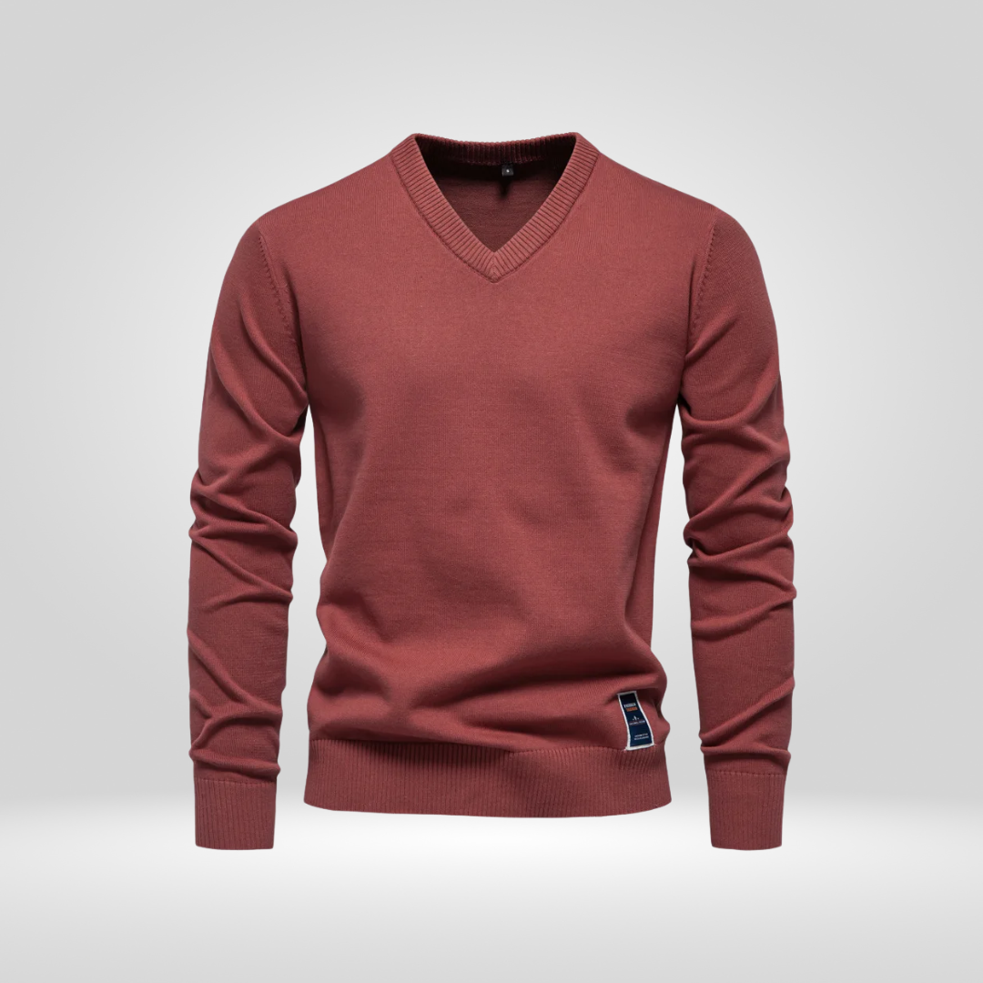 Men's V-Neck Pullover Plain