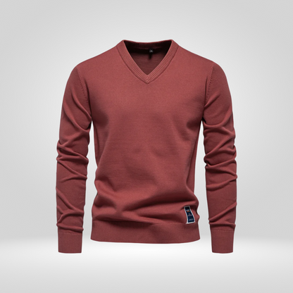 Men's V-Neck Pullover Plain