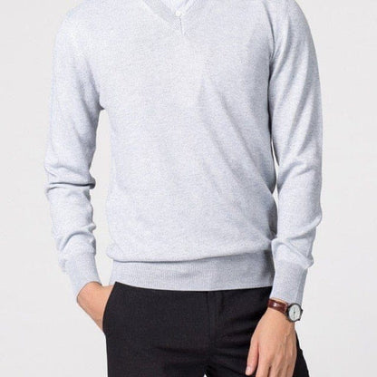 Men's V-Neck Sweater Simple Stylish