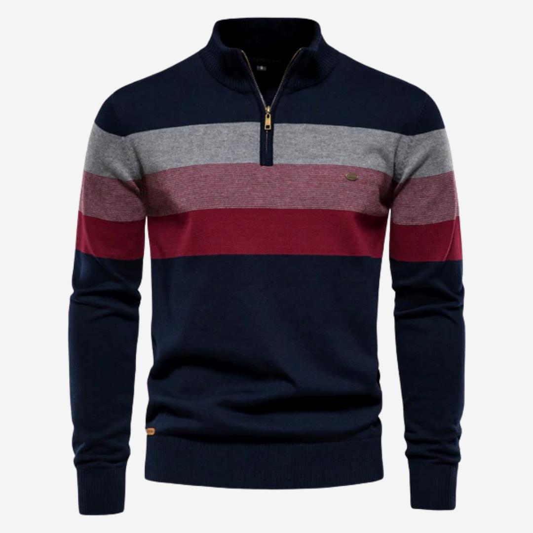 Men's Striped Vintage Style Knitted Sweater