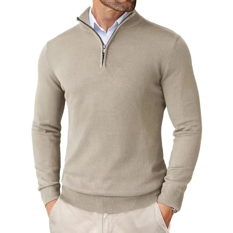 Men's Quarter-Zip Pullover Modern
