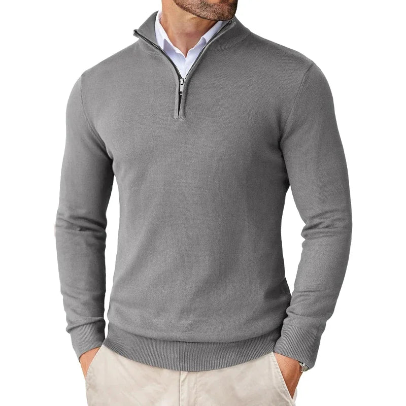 Men's Quarter-Zip Pullover Modern
