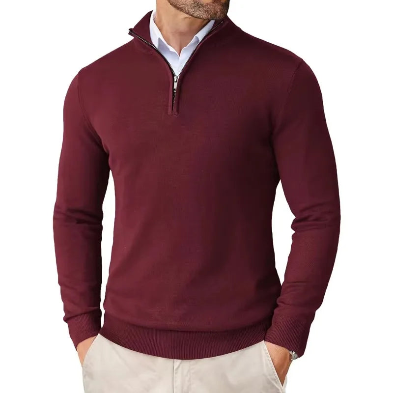 Men's Quarter-Zip Pullover Modern