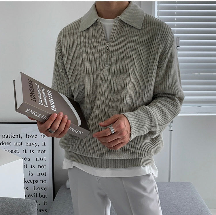 Men's Modern Quarter-Zip Pullover