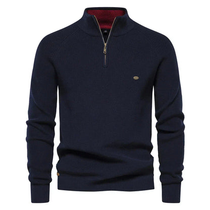 Men's Knitted Jumper Winter Warm Collar