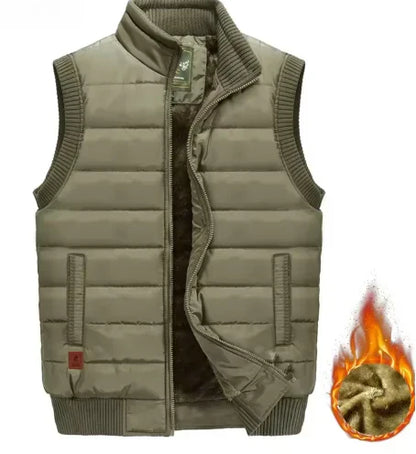 Men's Outdoor Vest Warm Insulated