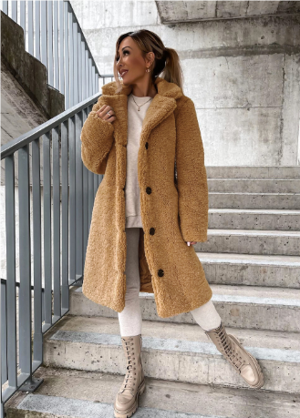 Soft Teddy Coat Oversized Warm
