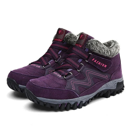 Women's Winter Boots Leather Platform Stilettos