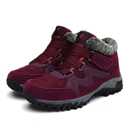 Women's Winter Boots Leather Platform Stilettos