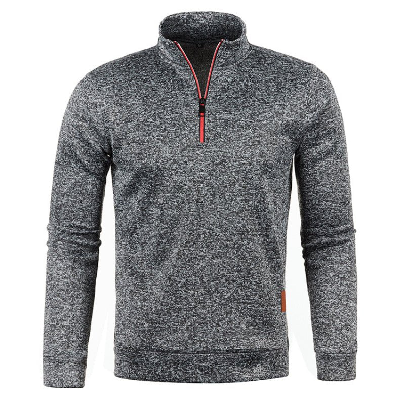 Men's Sweatshirt Long Sleeve Zip Collar