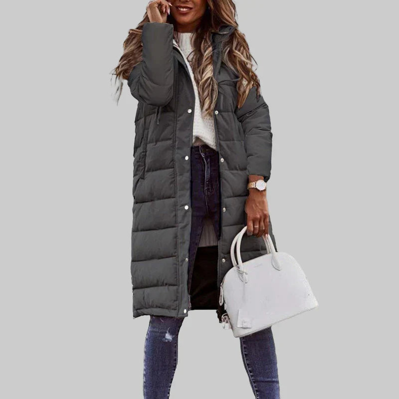 Women's Warm Winter Jacket Hooded Long