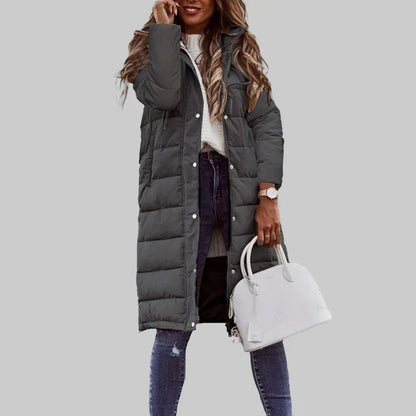 Women's Warm Winter Jacket Hooded Long