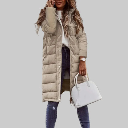 Women's Warm Winter Jacket Hooded Long