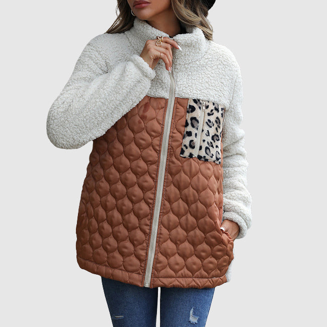 Warme Frauen Winterjacke Plüsch Oversized