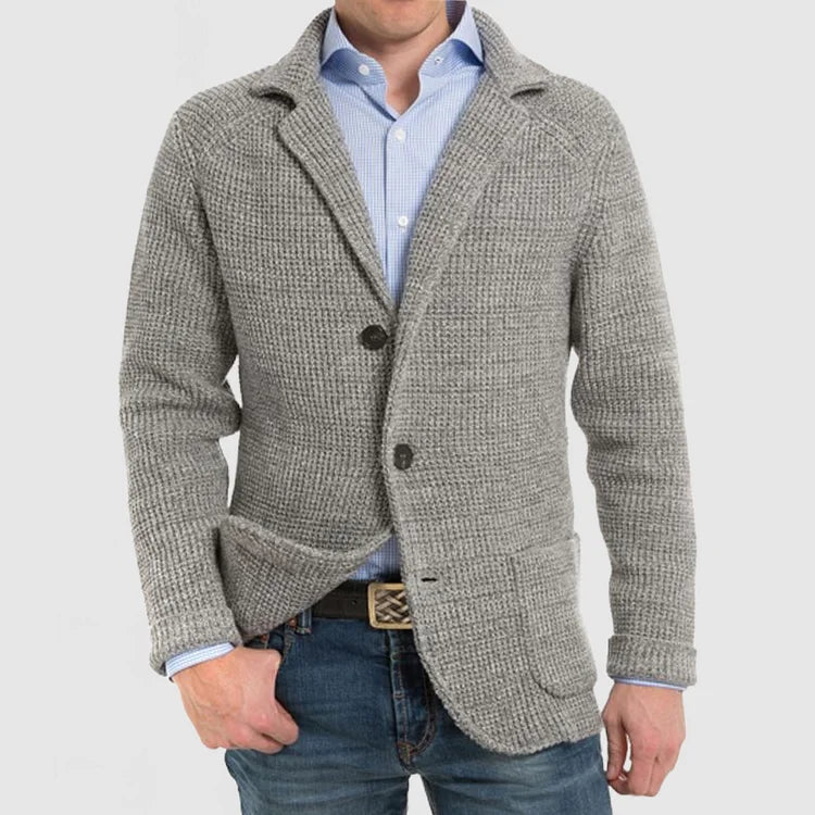 Men's Modern Two-Button Cardigan