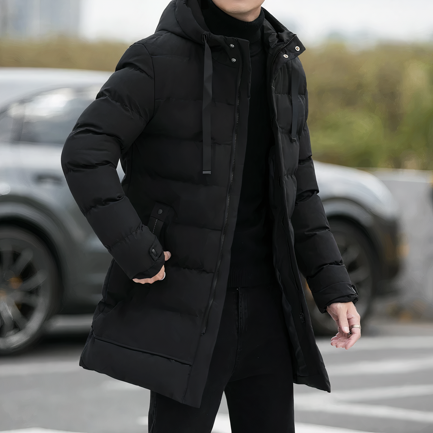 Men's Warm Hooded Parka