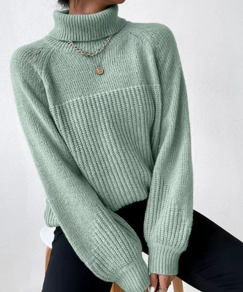 Soft Women's Turtleneck Sweater Warm