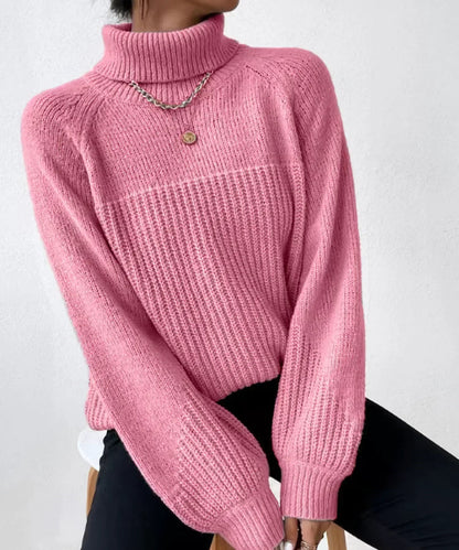 Soft Women's Turtleneck Sweater Warm