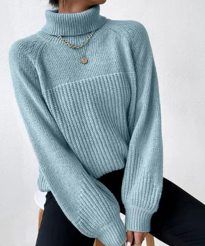 Soft Women's Turtleneck Sweater Warm