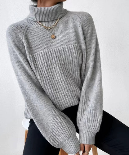 Weicher Damen Pullover Rollkragen Warm - IdealeKleiden