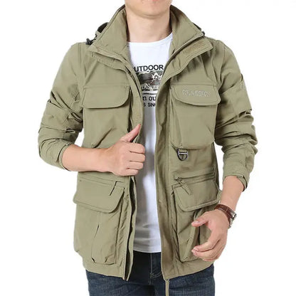 Men's Autumn Jacket Waterproof Windproof