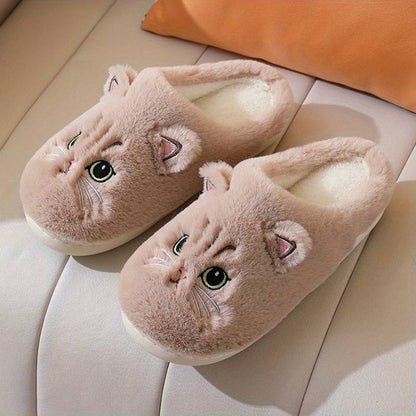 Soft Cat Slippers for Women