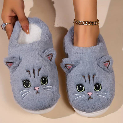 Soft Cat Slippers for Women