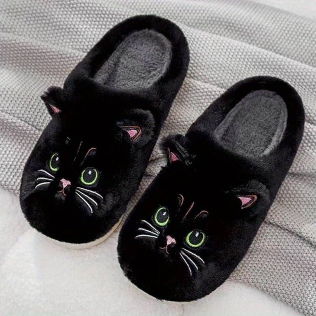 Soft Cat Slippers for Women