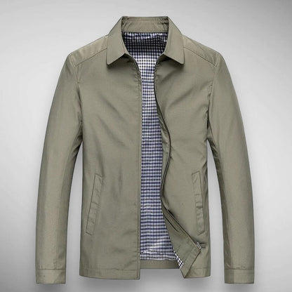 Men's Plaid Classic Harrington Jacket
