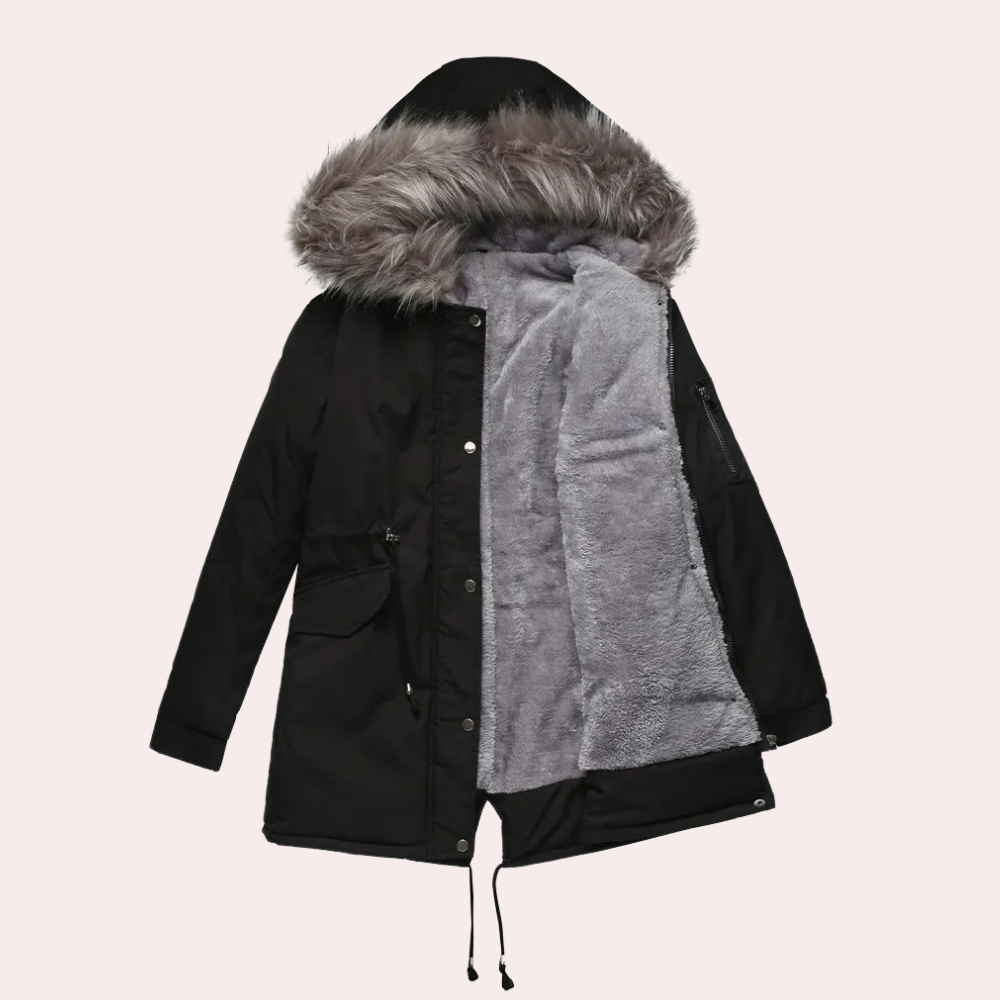 Women's Winter Parka Jacket Warm Hooded