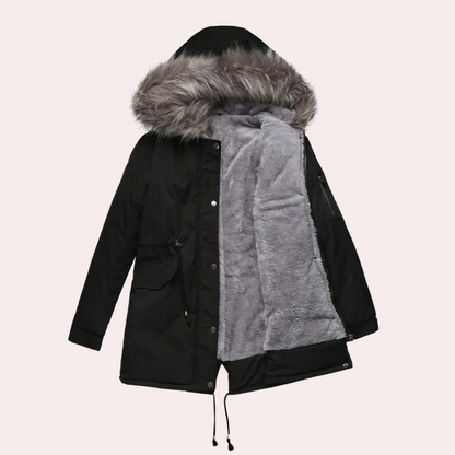 Women's Winter Parka Jacket Warm Hooded