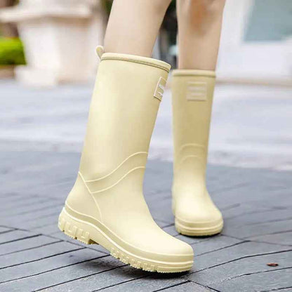 Wasserfeste Damenstiefel Mid Calf Rutschfest
