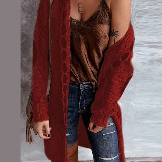 Stylish Women's Hooded Cardigan