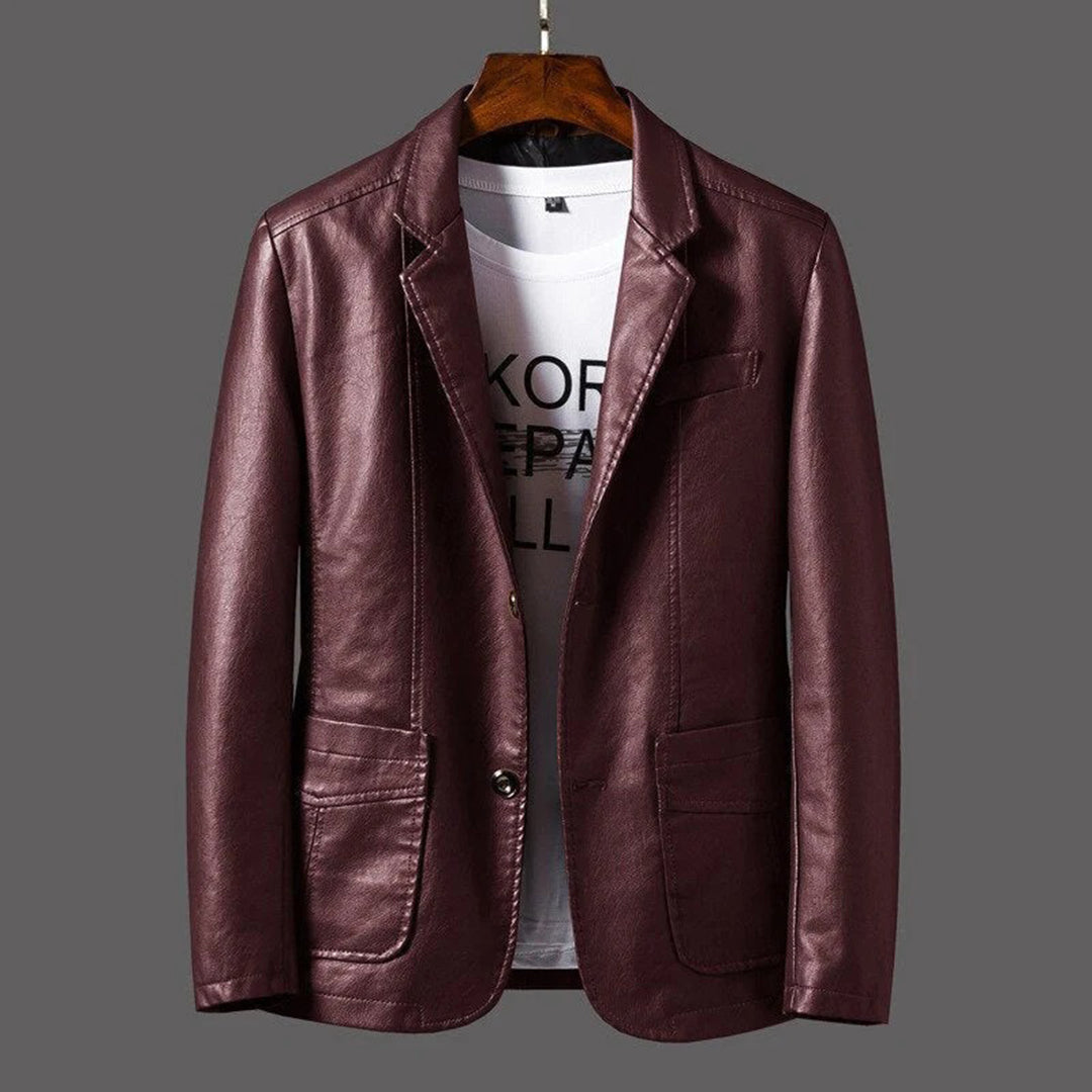 Men's Jacket Stylish Leather Bomber