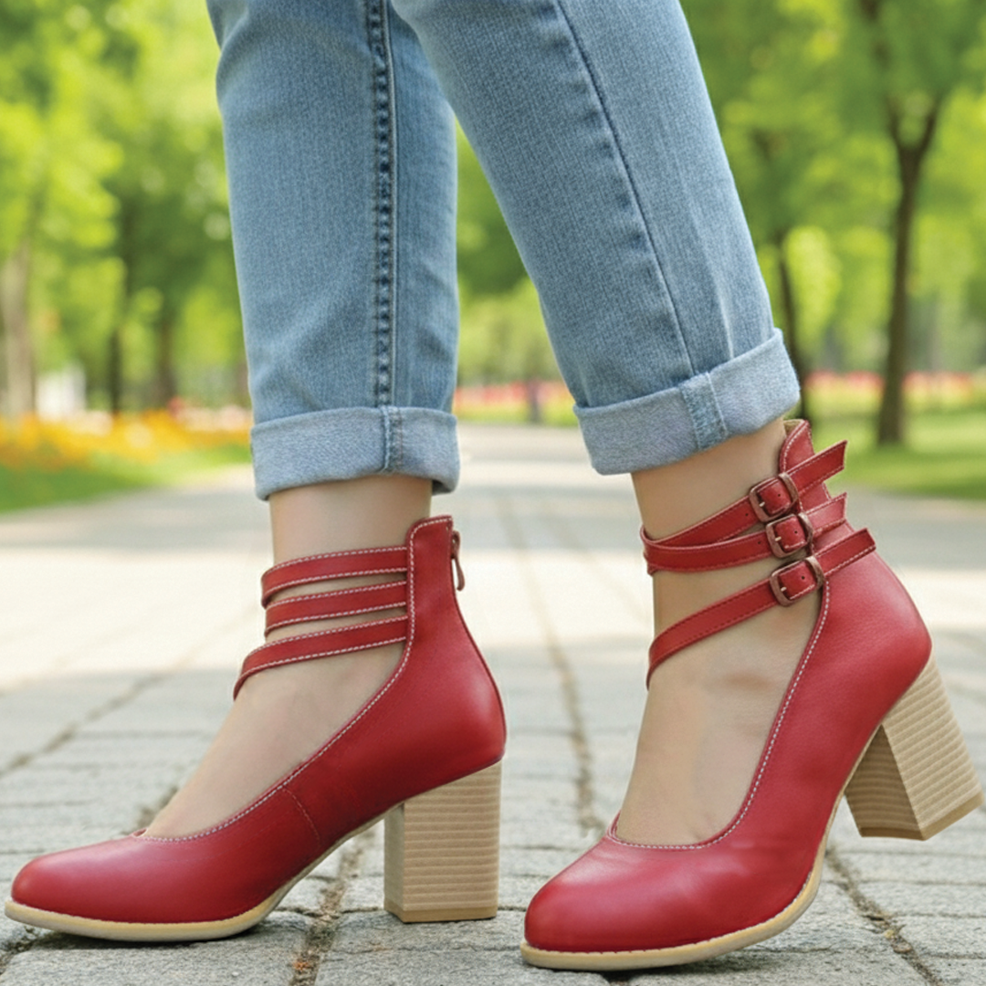Stylish Ankle Boots Block Heel