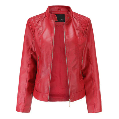 Alda - Modern Chic Leather Jacket