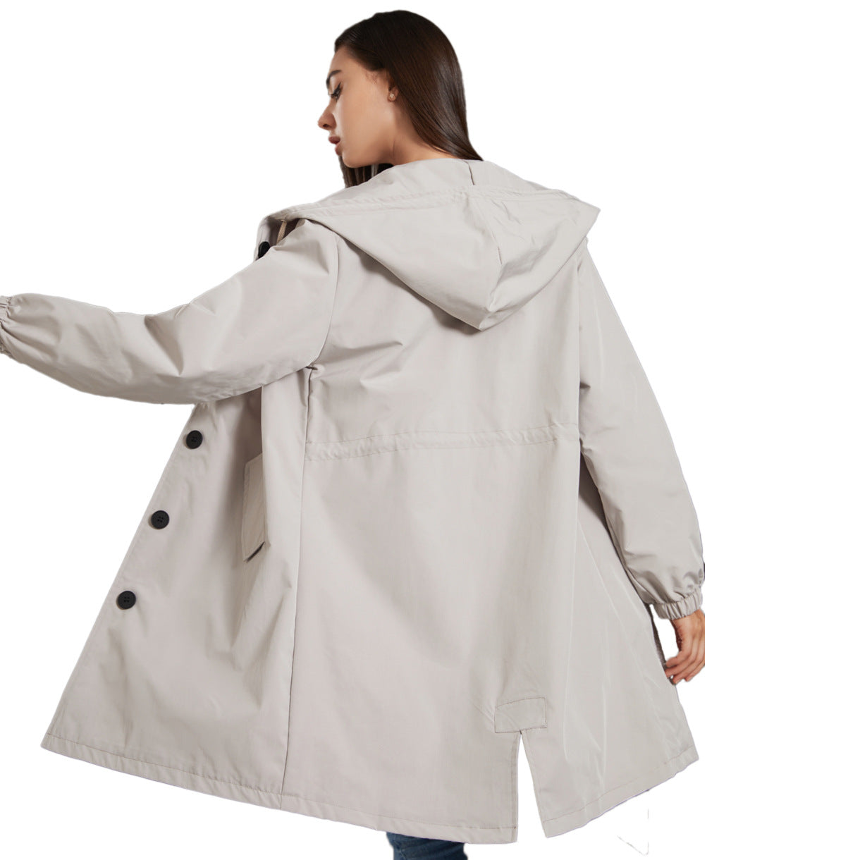 Moderne Regenjacke Damen Elegant Leicht - IdealeKleiden